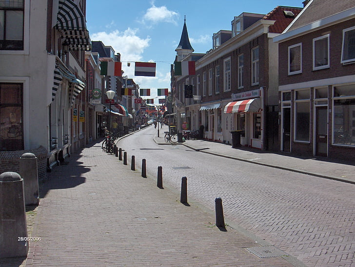 keijerstraat, Scheveningen, Lahey, sokak, mimari, Geçmiş, kentsel sahne