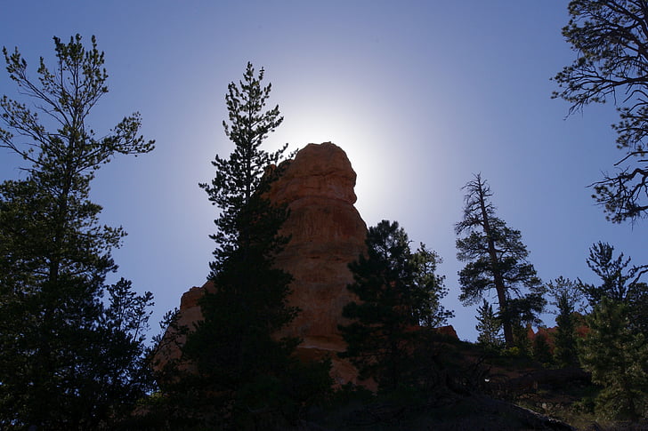Bryce, Canyon, Rock, formation, Monolith, national, Parc