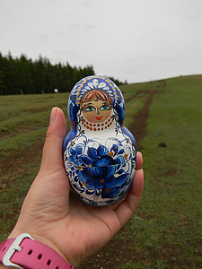 matryoshka, turizmo, dekoracijos, prerijų, Vidinė Mongolija
