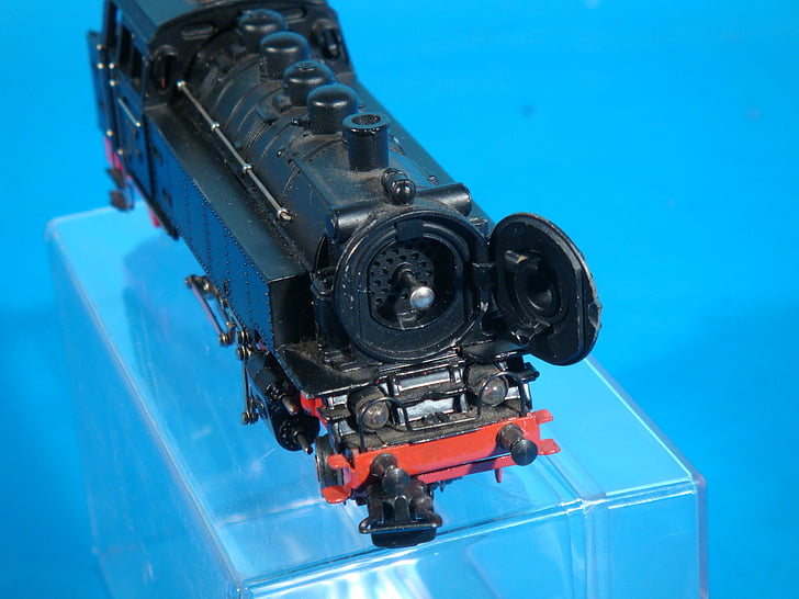 Lenci, Locomotora de vapor, servir escala h0, dècada de 1950, ferrocarril modèlic, tren, Locomotora