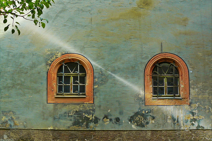 παράθυρο, Hauswand, πρόσοψη σπιτιού, εσωτερικό μέτωπο, πρόσοψη, αρχιτεκτονική, ξεπερασμένο