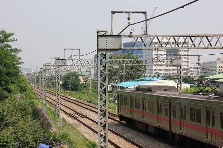 τρένο, μετρό, Δημοκρατία της Κορέας, Κορέα, Νότια Κορέα μετρό, μεταφορά, σιδηροδρόμων