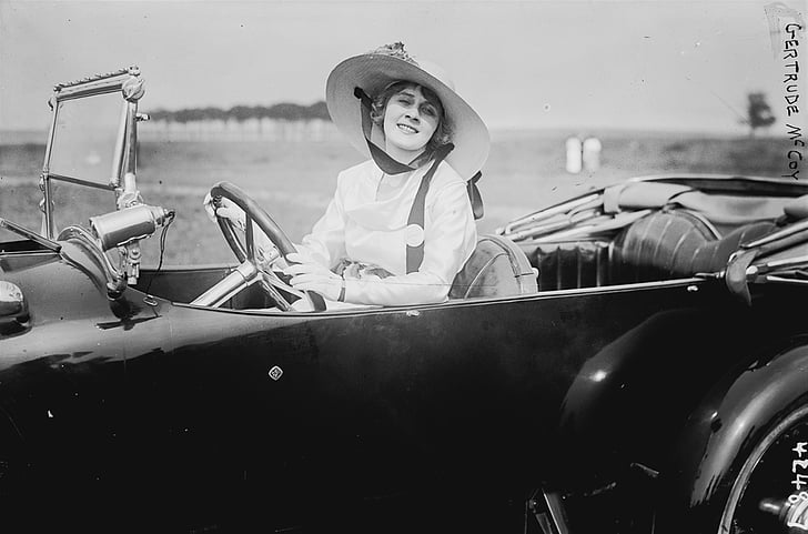 automobile, lady, car, road, steering, new york, driving