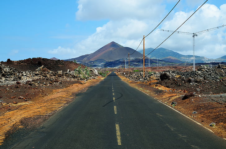Ascension island, ø, Hill, ensom, Kristi himmelfartsdag, Atlantic, Mountain