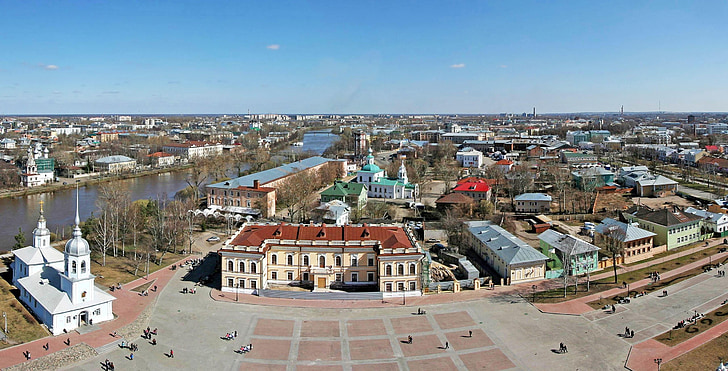 Ryssland, Vologda, norr
