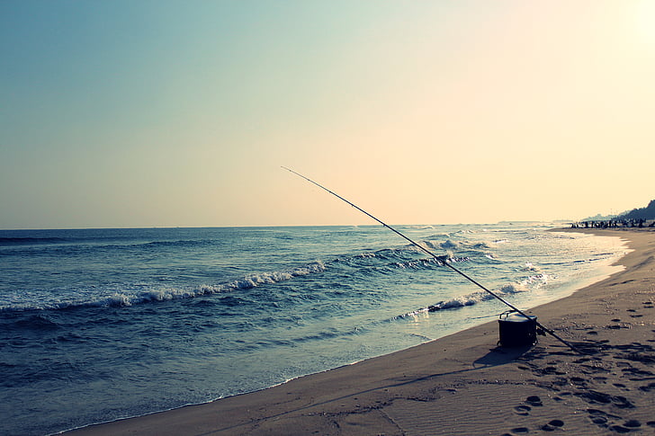 Mesh beach, more, Kórejská republika, Rybolov, Japonsko more, Gangwon robiť, Príroda