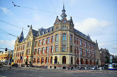 Holland, Amsterdam, resor, arkitektur, staden, Nederländska, Europeiska