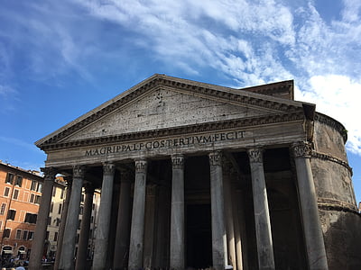 Rím, Roma, Taliansko, pamiatka, staré, rotonds, Európa
