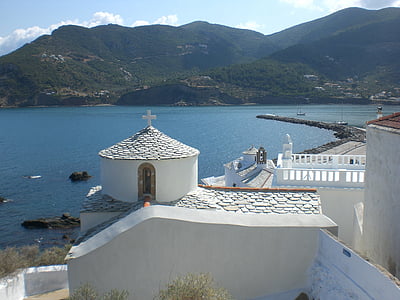 Grčka, more, odmor, Sunce