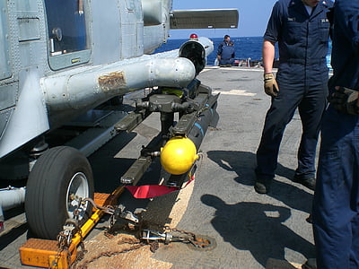 Marine, munitie, Hellfire, raket, helikopter, bemanning