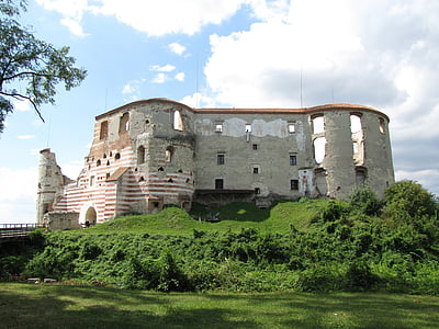 Castle, a romok a, janowiec, Lengyelország, építészet, történelem, híres hely