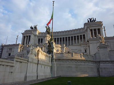 Włochy, Rzym, Monumento, Nazionale vittorio emanuele ii, Pomnik, budynek, antyk