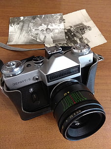 Zenith, aparat fotograficzny zenit, stary, kamery, ZSRR, retro, lustro