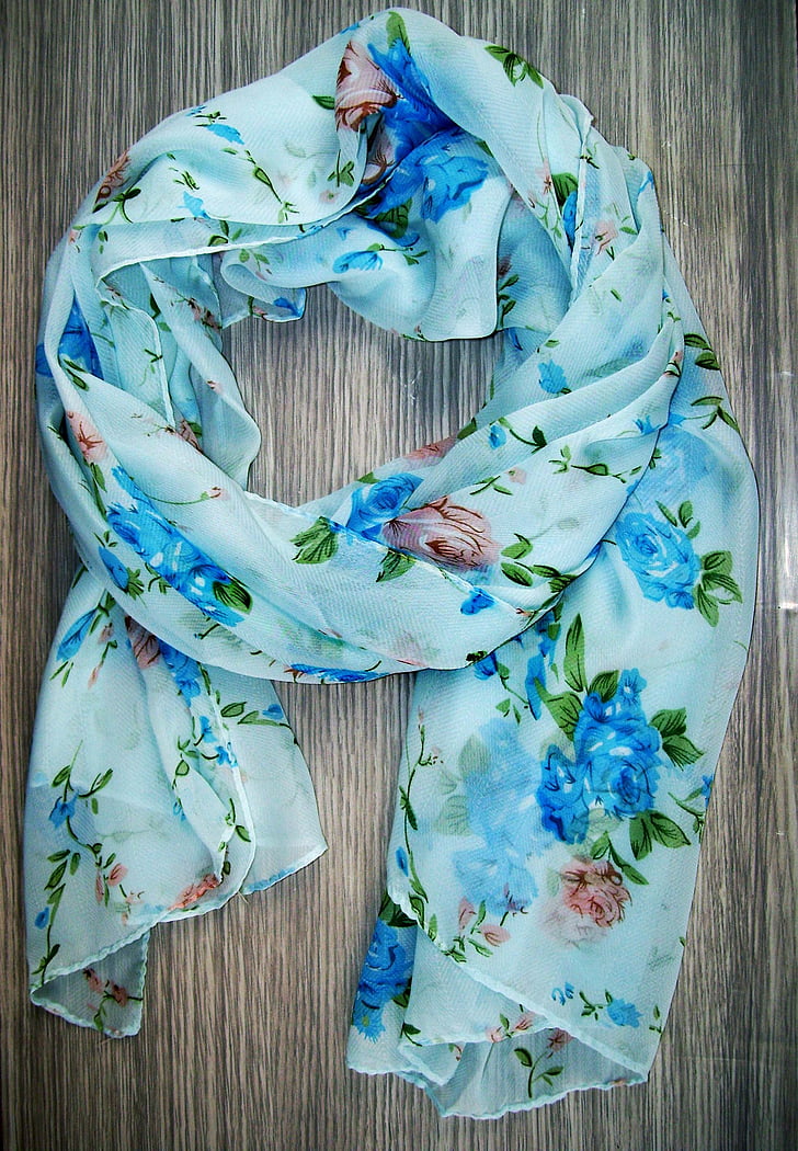 a neckerchief, scarf, material, colorful, clothing, colour, bandana