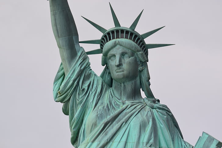Lady liberty, New york, statuen, Frihetsgudinnen