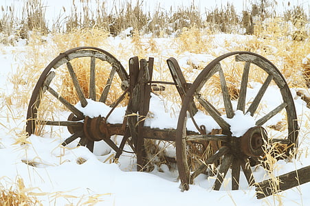 wagon wheels, rustic, antique, wooden, wood, vintage, rural