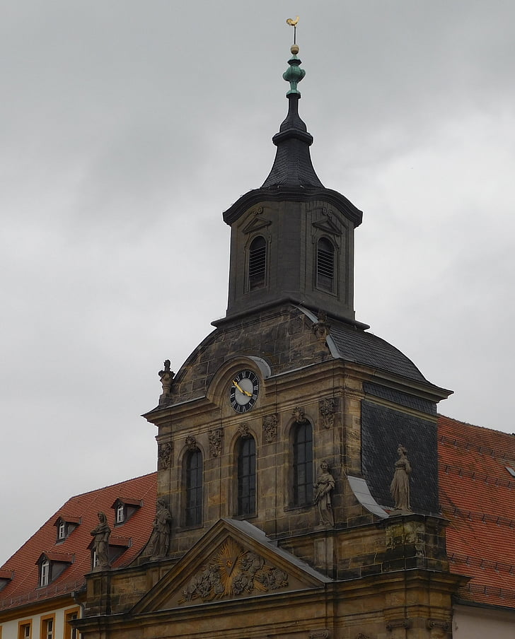 Bayreuth, slimnīcas baznīca, baznīca, tornis, Kristietība, Maximilianstrasse, maxstraße
