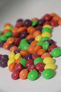 Smarties, бонбони, цветни, шоколад леща