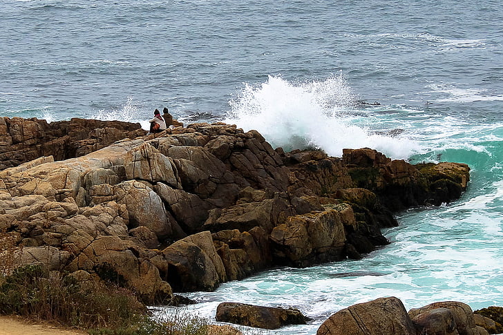 Océano, amor, mar, naturaleza, Rock - objeto, Costa, Playa
