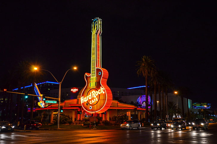 las vegas, Nevada, Casino, hard rock Cafe, oeste del sur, Estados Unidos, América