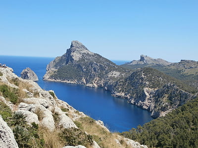 Formentor, skaly, Malorka, Costa, more, Španielsko, Príroda