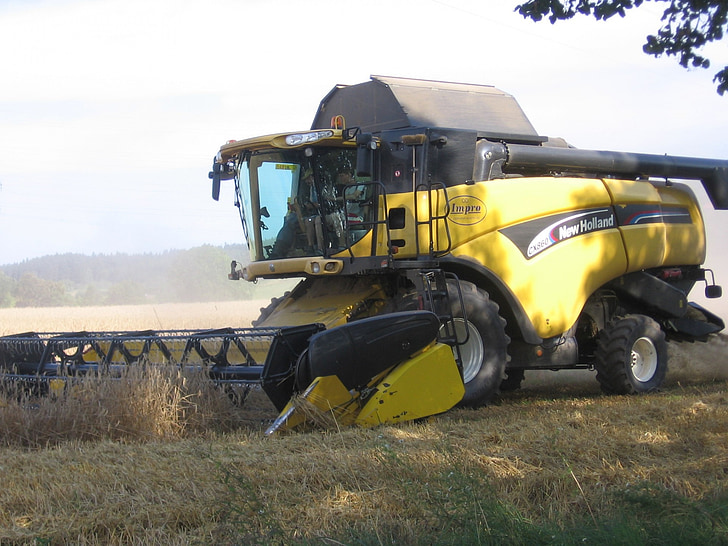 combine, harvester, harvesting, field, agriculture, agricultural, nature