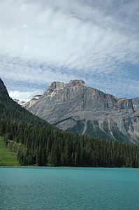 Emerald lake, Munţii Stâncoşi, Canada, Lacul, Parcul, pădure, peisaj