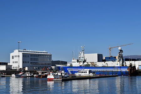 Trawler, Reykjavik, Hafen, Angeln, Schiff, Meer, Wasser