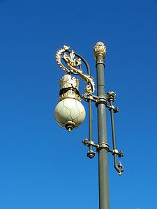 Madrid, torget, belysning, ornamentik, Imperial