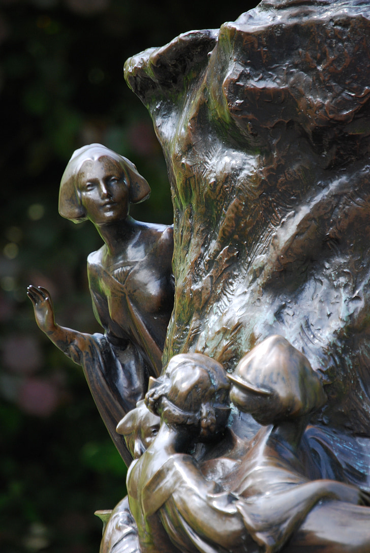 Peter pan, Povestea, caracter, Statuia, bronz, grădinile Kensington, Londra