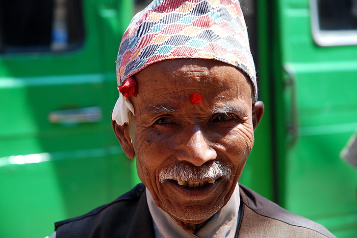 Nepal, Senior, muotokuva