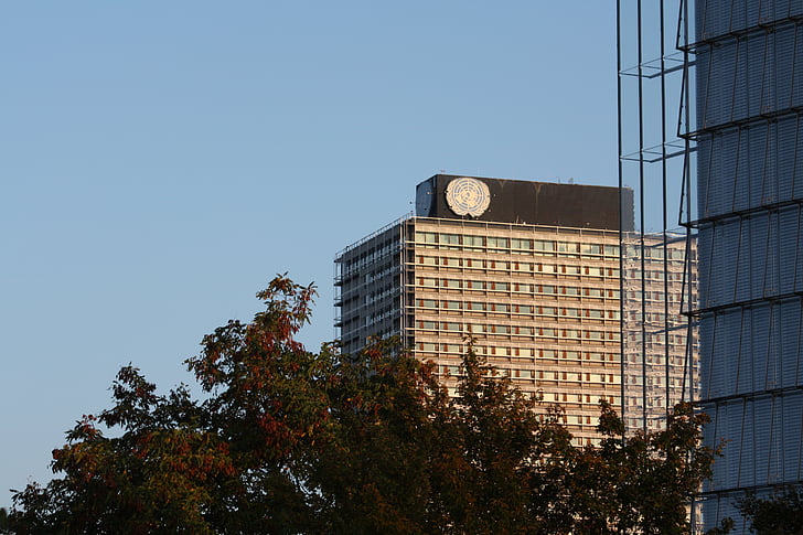 Bonn, YK: n, viesti, Tower, taivas, pitkä eugen, alue