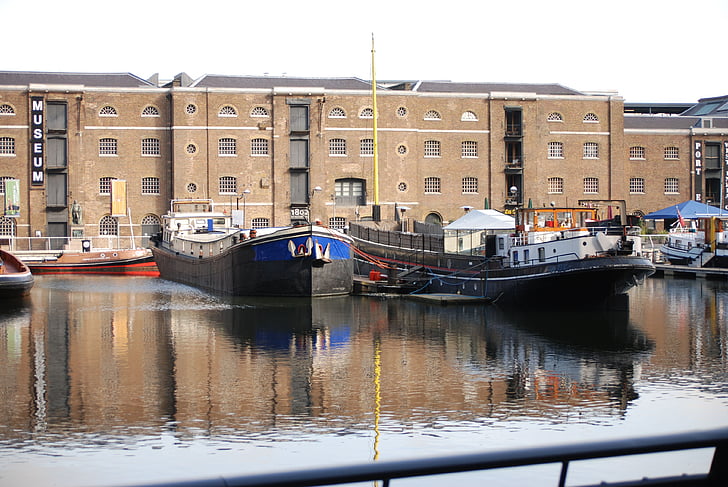 Docklands, Canary, Wharf, Luân Đôn, tàu thuyền, nước