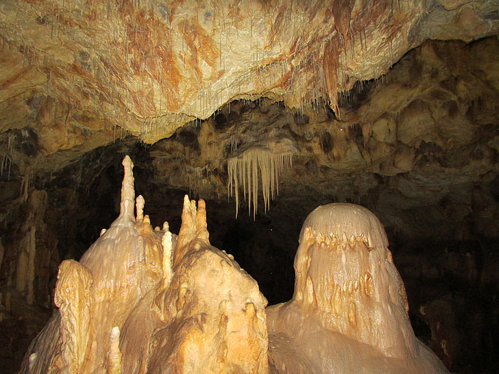 stalactites, ala, alu lāči, Crisana, Transilvānijā