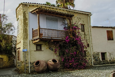 casa velha, tradicional, arquitetura, vila, rua, rural, oreinis de Pera