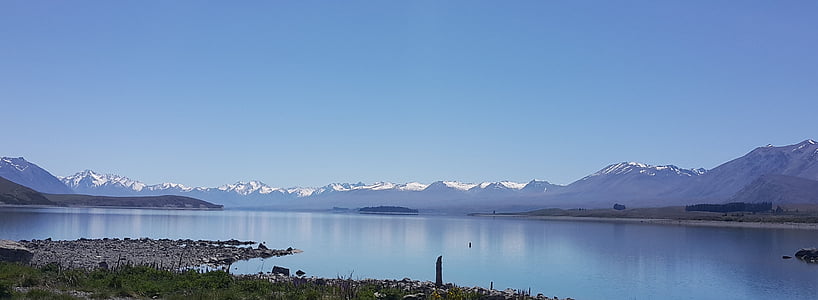 søen, Tekapo, New Zealand