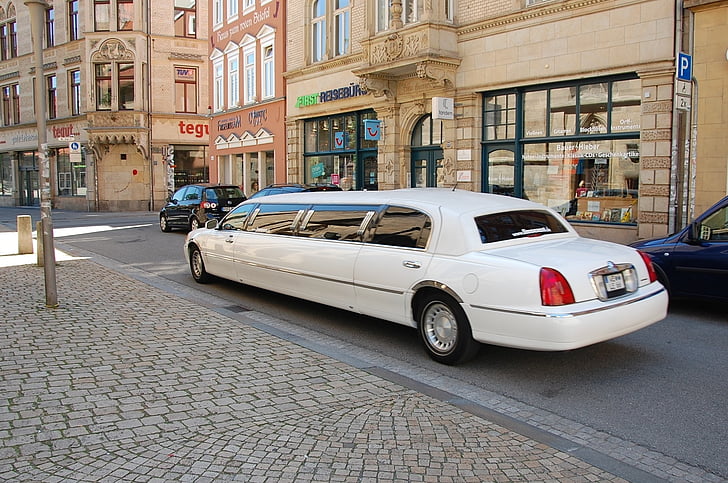 limousine, Auto, hvid, Oldtimer, Automotive, køretøj, luksus