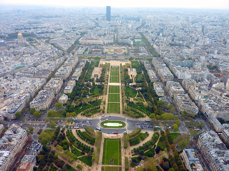 paris, france, city, lookout, distant view, view