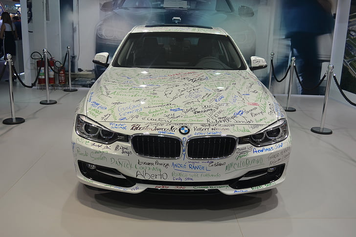 avto, BMW, mednarodni, Auto show, znova, oglaševanje