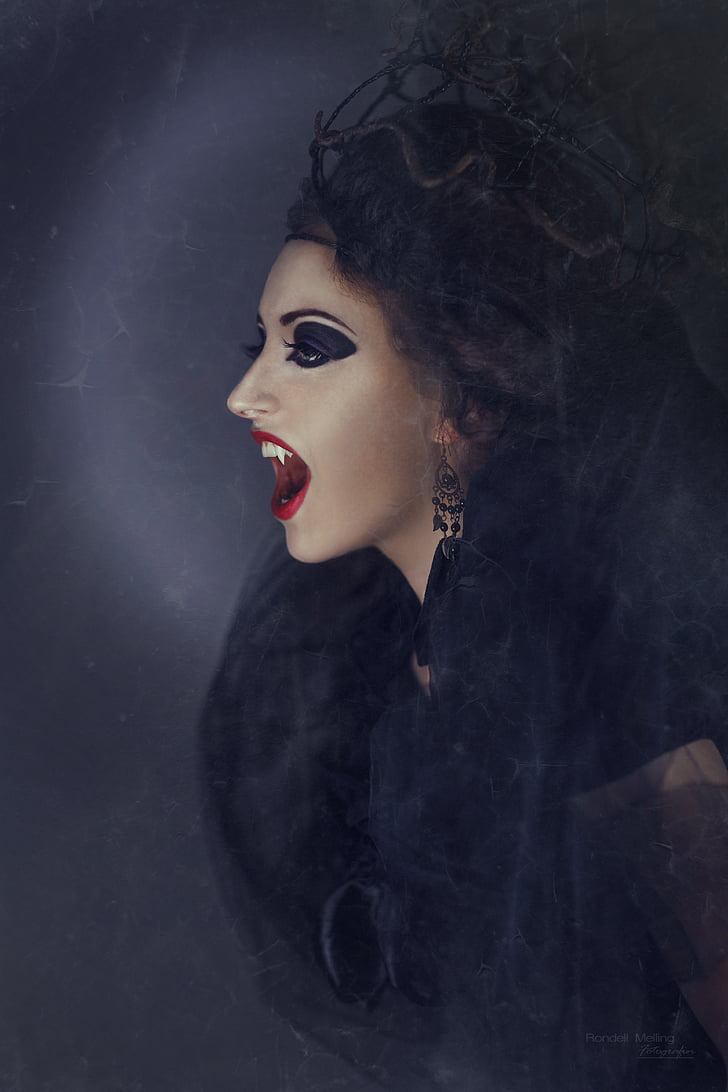 vampyras, šliaužiantis, ragana, burtininkė, mistinis, pasaką, siaubo