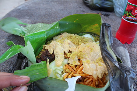Суринама еда, Еда в банановом листе, Южная Америка, Суринам, питание, овощной, питание