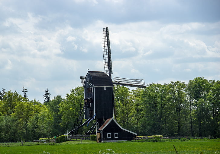 molen, landschap, Nederland
