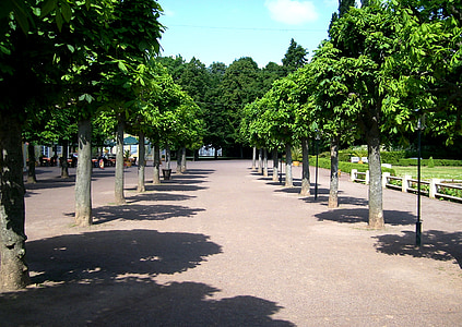 parku, kuranlage, historické, Bad lauchstädt, Sasko Anhaltsko