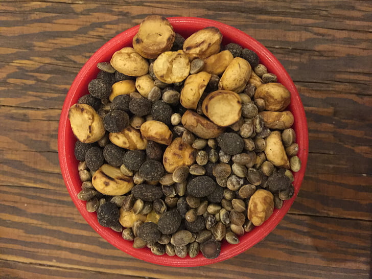 menengiç, cookies, chickpeas, dried fruits and nuts, food, brown, wood - Material