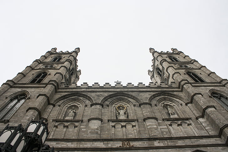 templom, Notre-dame, Montreal, Québec, Kanada, Celine dion, házasság