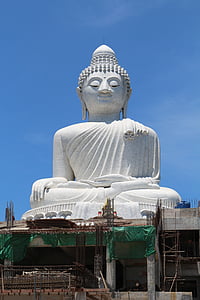 Buddha, Thajsko, Asie, Buddhismus, chrám, socha, vnitřní klid