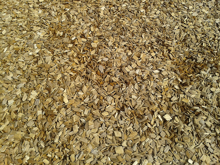 wood, playground, background, wood chips, brown