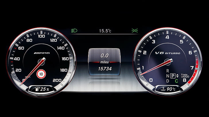 speedometer, bil, kjøretøy, hastighet, Dashboard, automatisk, bil
