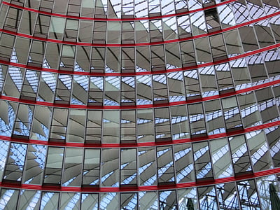 berlin, window, mirror glass, facade, mirroring, building, skyscraper