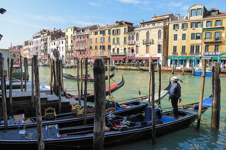 Benetke, čolni, Itlay, italijanščina, Italija, potovanja, Evropi